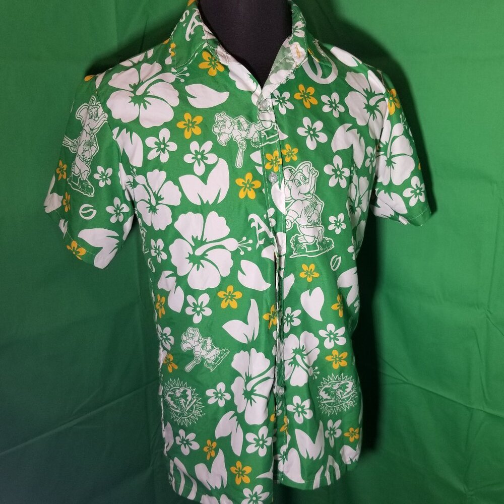 Oakland A’s Hawaiian Shirt Aloha Athletics Stadium Giveaway‎ SGA Medium